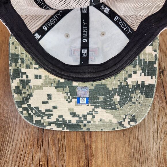 Texas Tech Red Raiders New Era 9twenty Trucker Hat Cap Green Digi Camo Snapback - Picture 8 of 10